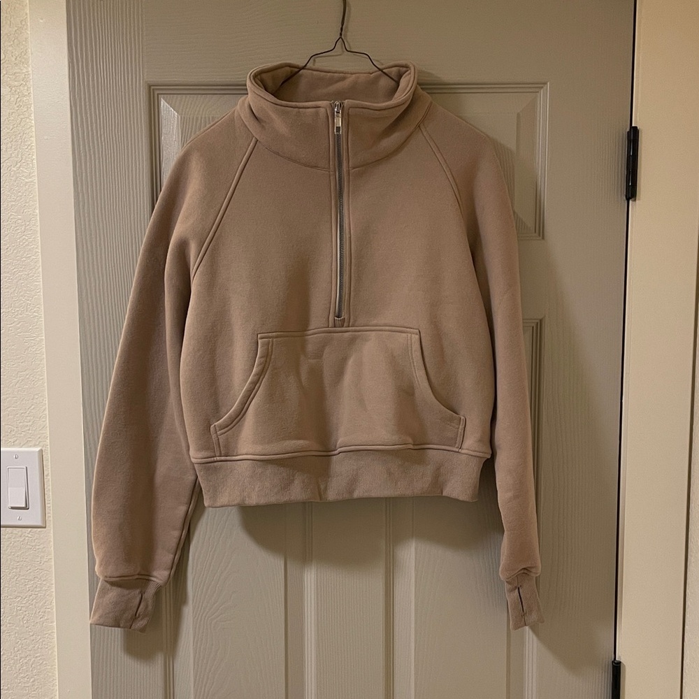 AUTOMET Sweatshirt Half Zip Cropped Pullover Fleece Hoodie